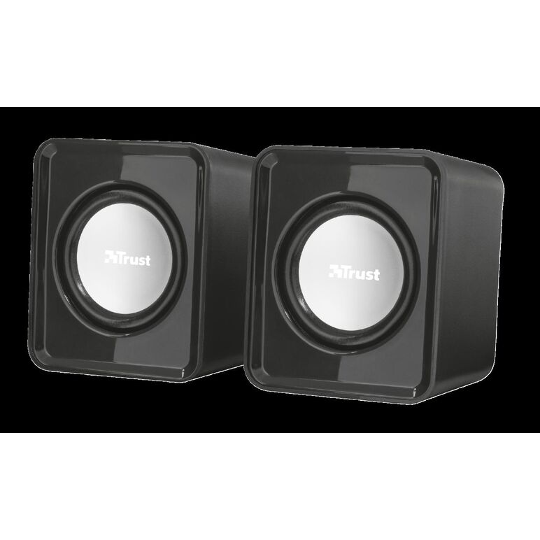 Boxe stereo trust leto compact 2.0 speaker, 6w, negru,  Sisteme audio | electropc.ro