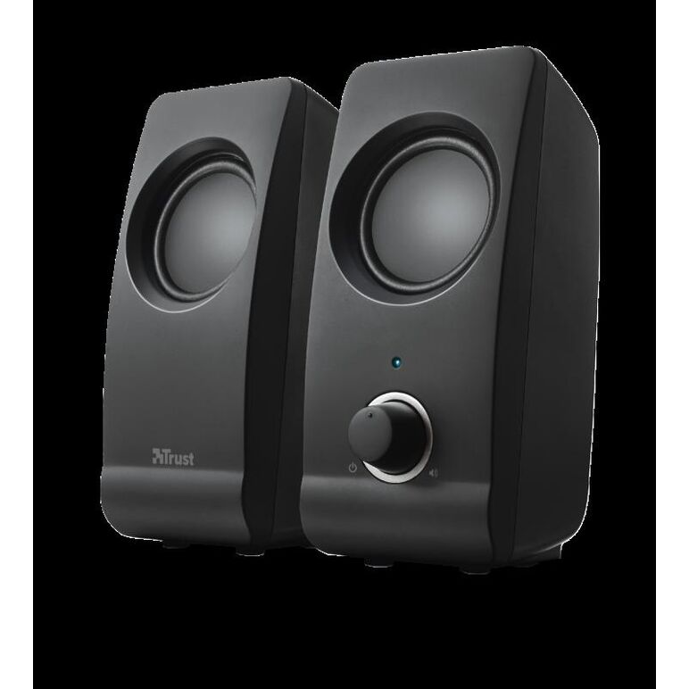Boxe stereo trust remo 2.0 speaker set, 8w, negru,  Sisteme audio | electropc.ro