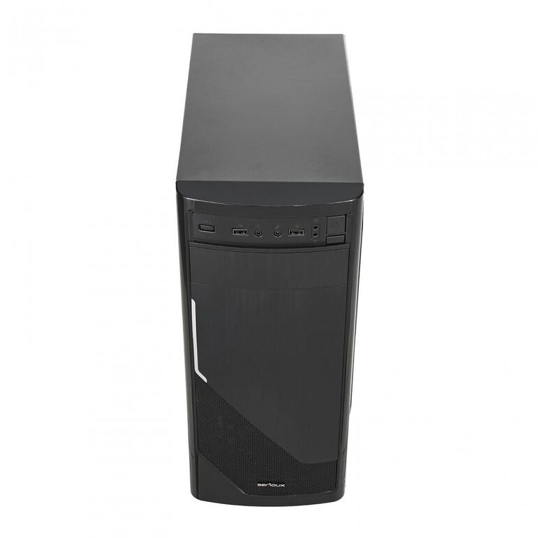 Carcasa pc serioux basic, sursa 450w, middle tower, atx, black,  Carcase | electropc.ro