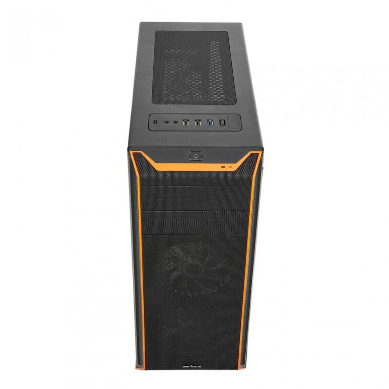Carcasa pc serioux kenan, fara sursa, middle tower, atx, black,  Carcase | electropc.ro