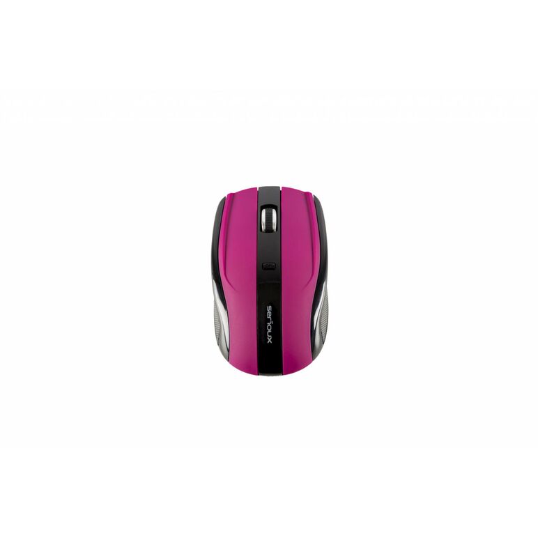 Mouse serioux, rainbow 400, fara fir, usb, senzor optic, distanta de operare; 10m, precizie: 1000/1600dpi ajustabila, 4 butoane, 2x baterie aaa, sisteme de operare: windows / mac os / linux, mov,  Mouse | electropc.ro