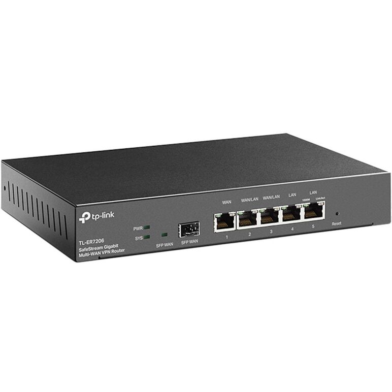 Router tp-link tl-er7206, standarde si protocoale:  ieee 802.3, 802.3u, 802.3ab, interfata: 1x fixed gigabit sfp wan port, 1x fixed gigabit rj45 wan port, 2x fixed gigabit rj45 lan ports, 2x changeable gigabit rj45 wan/lan ports, flash: spi 4mb + nand 128,  Routere | electropc.ro
