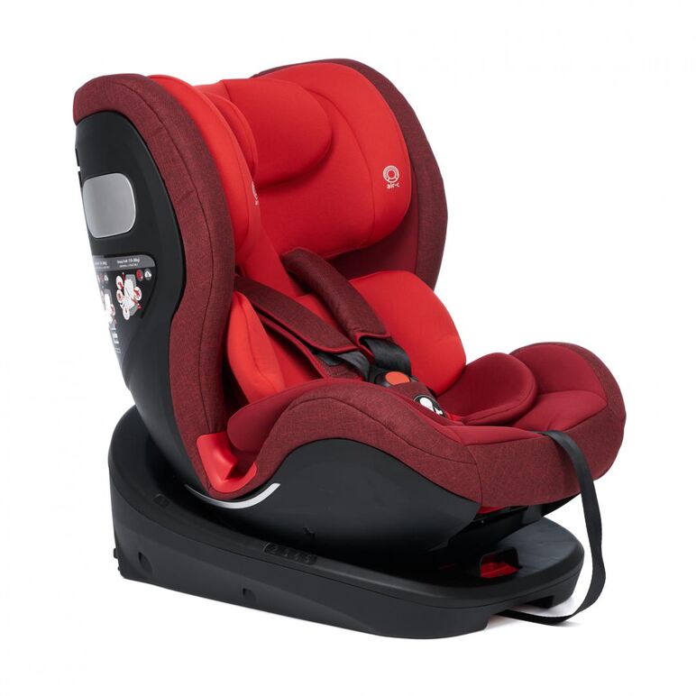 Scaun auto rotativ 360 gr cu isofix, rosu,  Scaune auto copii | electropc.ro