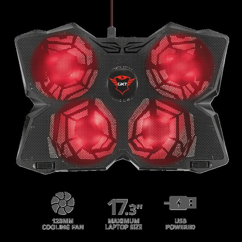 Stand racire laptop trust gxt 278 yozu, negru,  Stand & Cooling pad | electropc.ro