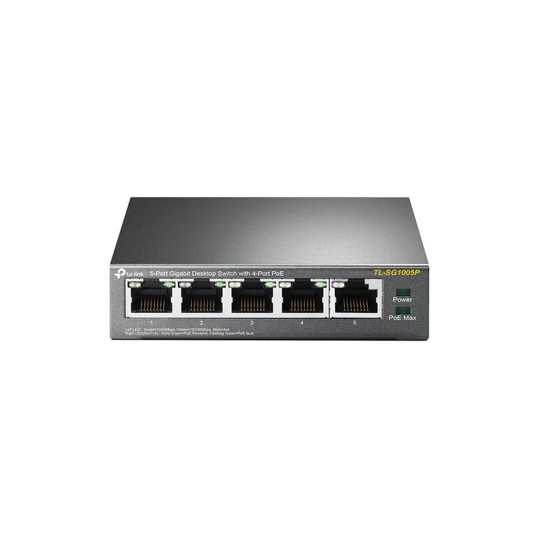 Switch tp-link tl-sg1005p, 5 port, 10/100/1000 mbps,  Switch-uri | electropc.ro