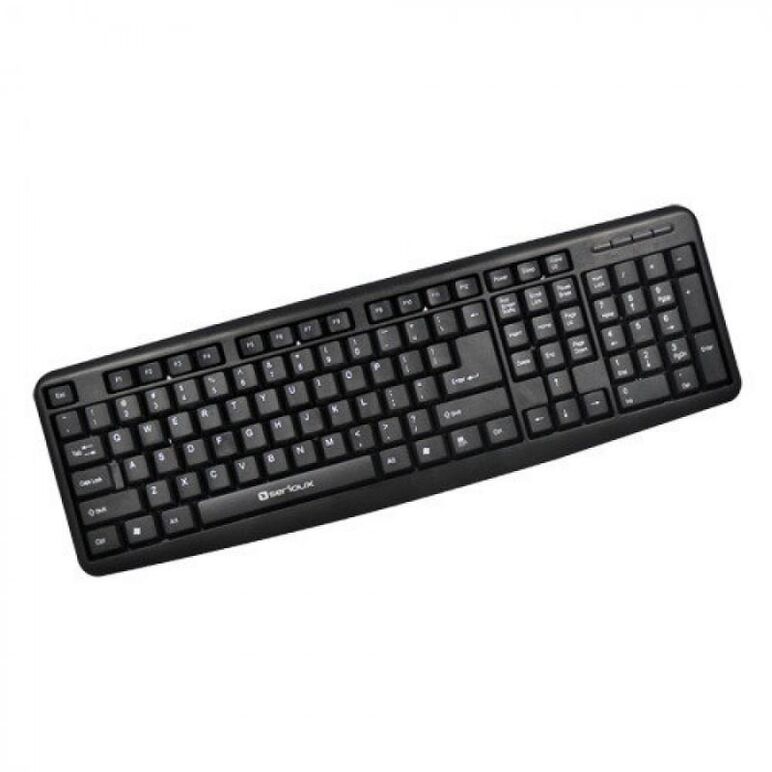 Tastatura serioux 9400usb, cu fir, us layout, neagra, 104 taste, usb,  Tastaturi | electropc.ro