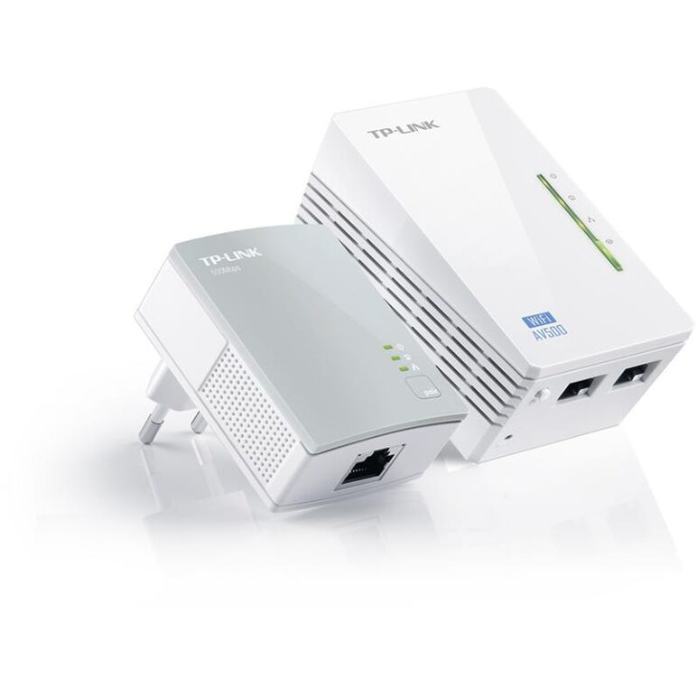 Tp-link, adaptor powerline 300mbps, extender wireless av600 kit, homeplug av,2 porturi 10/100mbps, butoane: pair, reset, wi-fi/wi-fi clone, aria de acoperire, 300 metri prin circuitul electric, 2.4- 2.4835ghz, conținut pachet: powerline ethernet adapter t,  Adaptoare PowerLAN | electropc.ro