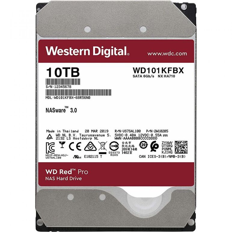 Hdd wd red pro, 10tb, 7200rpm, sata iii,  Hard Disk-uri Desktop | electropc.ro