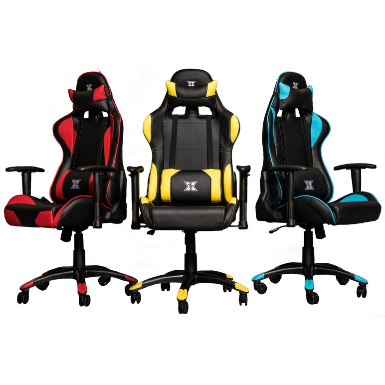 Scaun gaming x by serioux, torin, ajustabil, piele sintetica, piston pe gaz, manere reglabile, baza stea cu 5 picioare, greutate maxima admisa 150kg, perne detasabile, negru si rosu,  Scaune gaming | electropc.ro