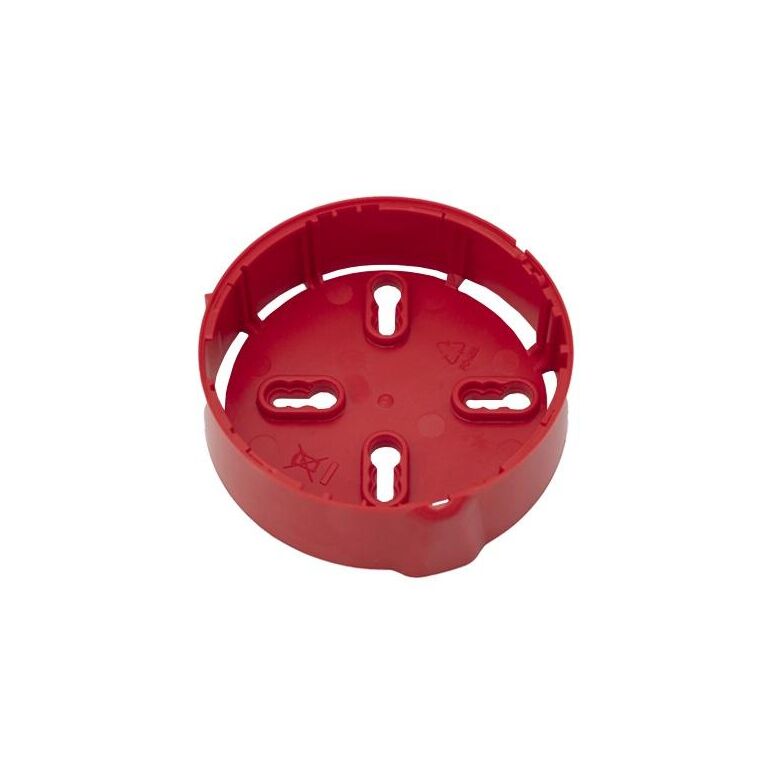 Hw baza pentru detectoarele morley-ias b501rf-rr; culoare: rosu , dimensiuni: inaltime 32mm, diametru 107mm, greutate: 48g.,  Accesorii | electropc.ro