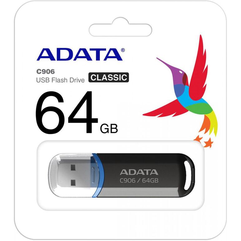 Memorie usb flash drive adata c906, 64gb, usb2.0,  Memorii USB | electropc.ro