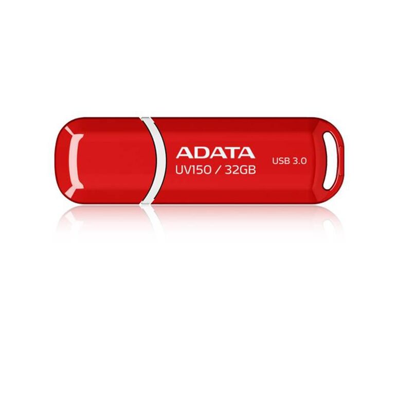 Memorie usb flash drive adata uv150, 32gb, usb 3.0, rosu,  Memorii USB | electropc.ro
