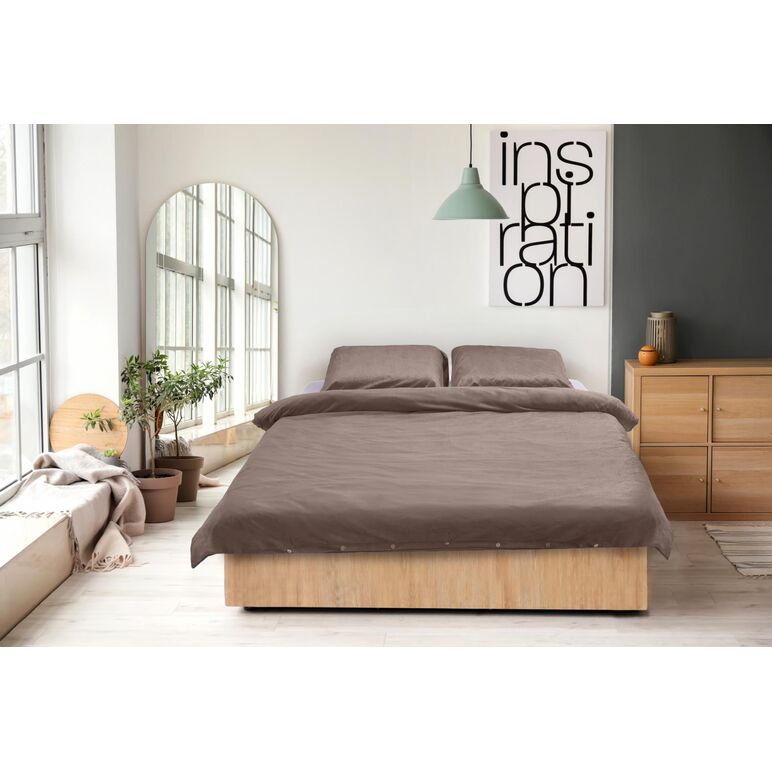 Set de pat catifea king size candy,  Lenjerii de pat | electropc.ro