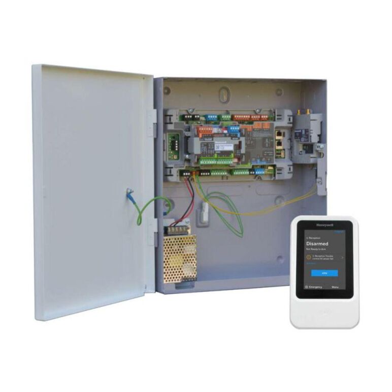 Kit alarma maxpro mpip2kit01 honeywell, kitul cuprinde: mpip2000e x 1 buc, mpibxm35 x 1 buc, mpiktsprx x 1 buc,  Centrale si tastaturi | electropc.ro