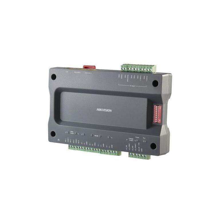 Master controler pentru lift hikvision ds-k2210, management pana la 128 de etaje, 20000 carduri si 50000 evenimente, suporta  pana la 2 cititoare rs-485 sau 2 cititoare wiegand, comunicare: tcp/ip si rs-485, configurare si management via web sau software ,  Centrale control acces | electropc.ro