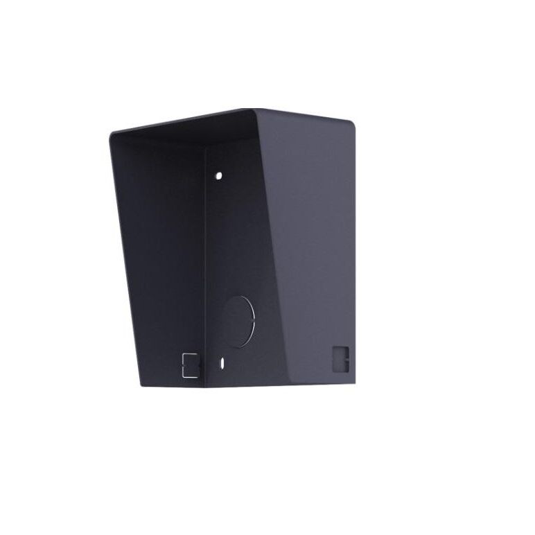Protectie pentru ploaie hikvision ds-kabd8003-rs1, pentru un modul din seria de videointerfoane modulare (ds-kd8003-ime1 si ds-kd8003-ime2), montaj aparent, material secc, dimensiuni: 122x 116.4×58 mm, greutate: 298.9g,  Accesorii | electropc.ro