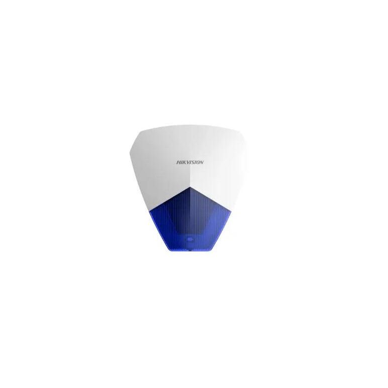 Sirena de exterior hikvision ds-ps1-b (albastru);ds-ps1-b; clasa protectie ip54; presiune acustica:105db/30cm; alimentare: 12v; dimensiuni: 140*134*33mm; culoare: albastru; greutate:0.185g,  Sirene | electropc.ro