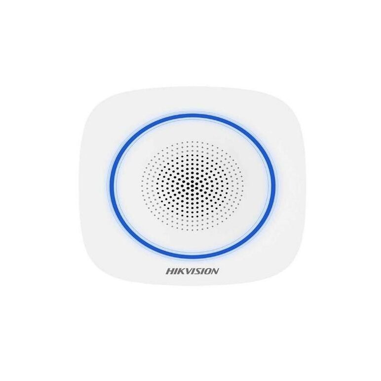 Sirena interior wireless ax pro hikvision ds-ps1-ii-we buzzer decibel: 90 to 110 db,  fire alarm, panic alarm, and intrusion alarm, operation temperature –10°c to 55°c,four cr123 batteries, support 12 vdc power supply, power interface 12 vdc,  cam-x wirel,  Sirene | electropc.ro