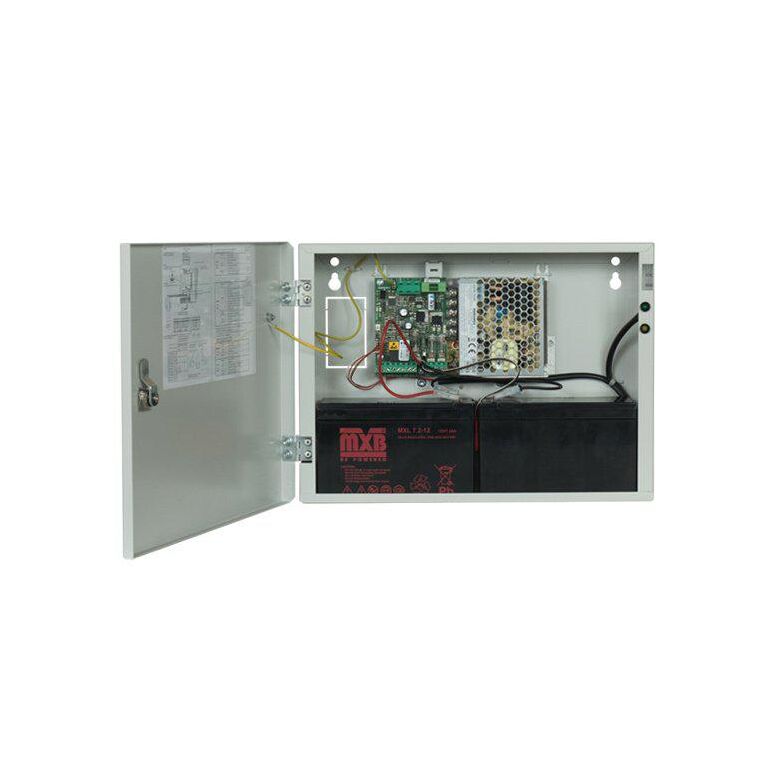 Sursa de alimentare pentru sisteme de detectie incendiu 24v/2.5a in cutie metalica merawex zsp100-2.5a-07, loc pentru 2 acumulatori 12v/9ah, tensiune de intrare: 100/230vac, eficienta ridicata sub sarcina si consum redus, comunicare rs-232 / rs-485, rata ,  Accesorii | electropc.ro