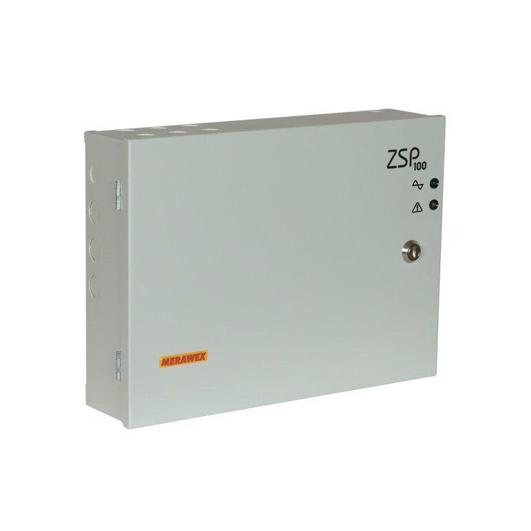 Sursa de alimentare pentru sisteme de detectie incendiu 24v/5.5a in cutie metalica merawex zsp100-5.5a-07 , loc pentru 2 acumulatori 12v/9ah, tensiune de intrare: 100/230vac, eficienta ridicata sub sarcina si consum redus, comunicare rs-232 / rs-485, rata,  Accesorii | electropc.ro