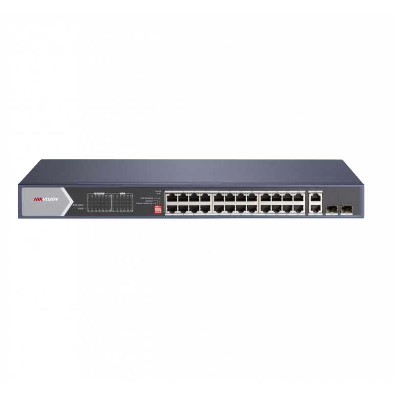 Switch hikvision ds-3e0528hp-e, 28-port, hipoe,  Switch-uri | electropc.ro