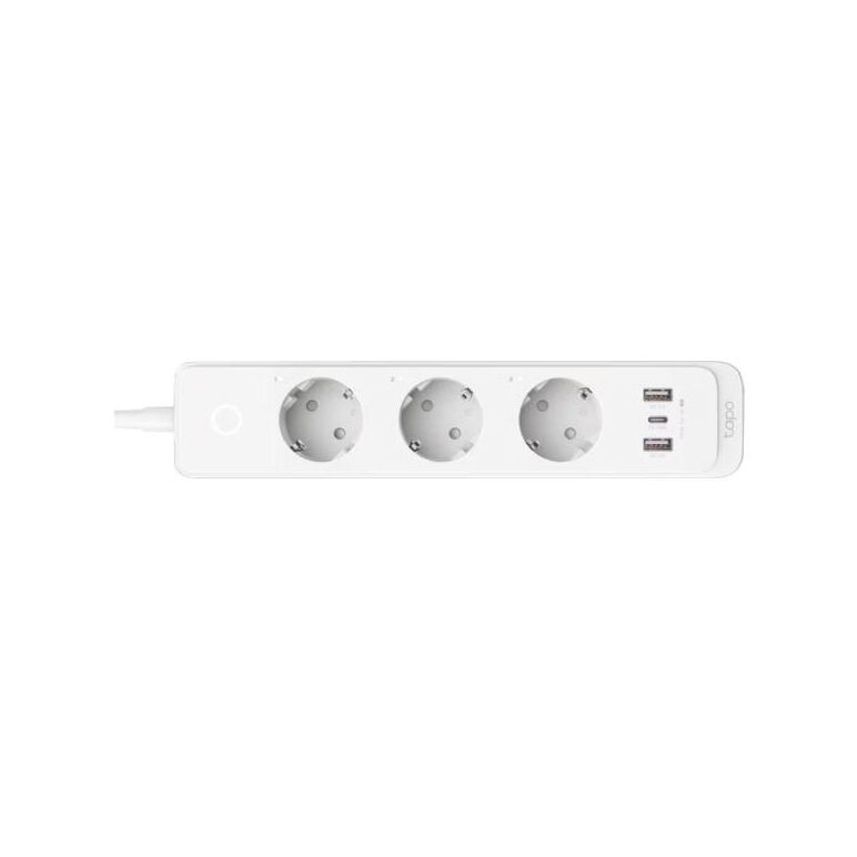 Tp-link  smart wi-fi socket tapo p300, protocol: ieee 802.11b/g/n, bluetooth 4.2, 2.4 ghz, cerințe de sistem, android 5 sau mai recent, ios 10 sau mai recent, dimensiuni: 268*55*40mm, cablu de 1.5m, voltaj maxim: 2300w, 10a, 3 prize, 2 x usb.,  Smart home | electropc.ro