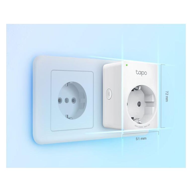 Tp-link mini smart wi-fi socket tapo p100 (4-pack), protocol: ieee 802.11b/g/n, bluetooth 4.2 (for onboarding only), 2.4 ghz, android 4.4 or higher, ios 9.0 or higher, ac 220-240 v~50/60 hz 10 a, maximum load, 2300 w, 10 a.,  Smart home | electropc.ro