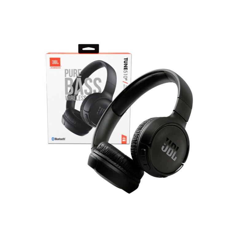 Casti audio on ear jbl tune 510, wireless, bluetooth, autonomie 40 ore, negru,  Casti audio | electropc.ro
