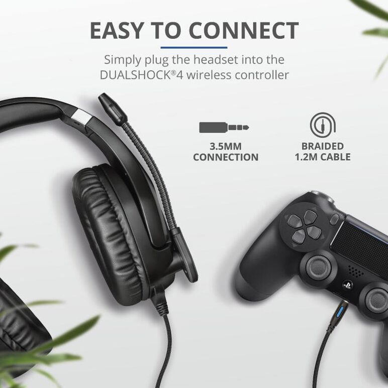Casti cu microfon gxt 488 forze ps4 gaming, negru,  Casti audio | electropc.ro