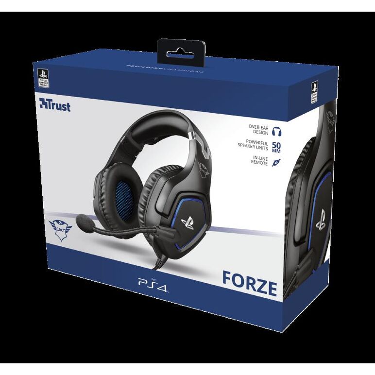 Casti cu microfon gxt 488 forze ps4 gaming, negru,  Casti audio | electropc.ro