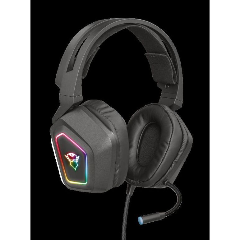 Casti cu microfon trust gxt 450 blizz rgb 7.1 surround gaming, negru,  Casti audio | electropc.ro