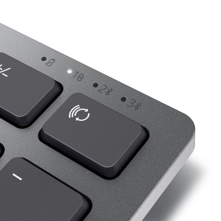 Dell multi-device wireless keyboard – kb700, color: titan grey,  Tastaturi | electropc.ro