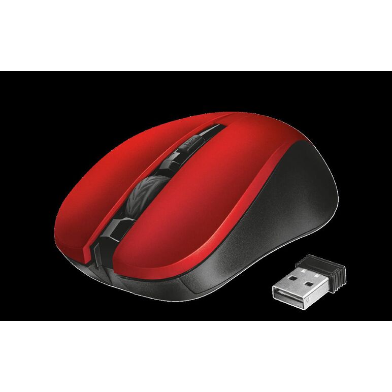 Mouse trust mydo silent click, wireless, rosu,  Mouse | electropc.ro