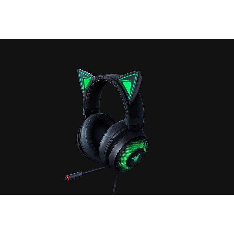 Casti cu microfon razer kraken kitty black usb 7.1 surround sound, negru,  Casti audio | electropc.ro