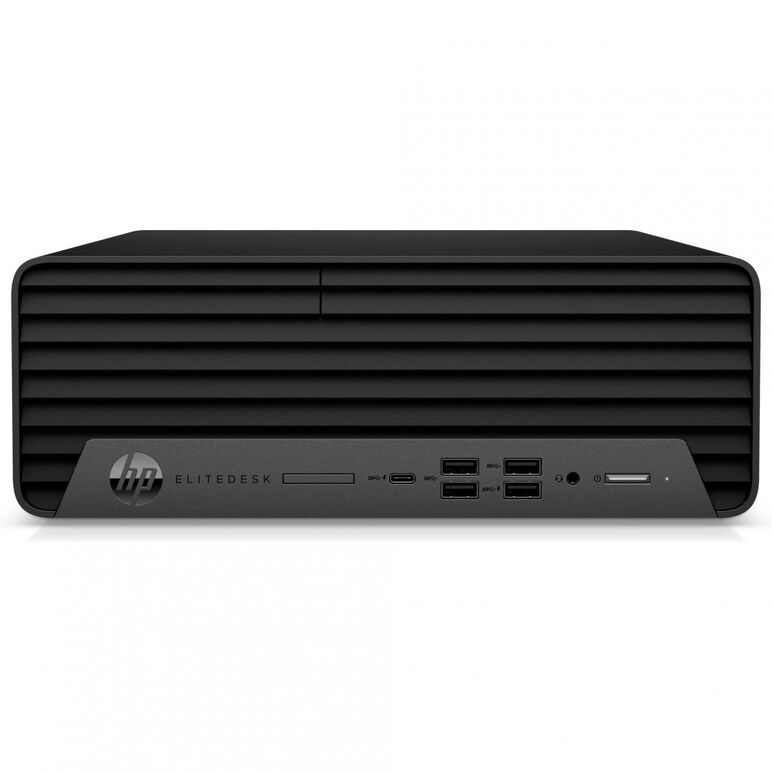 Desktop hp elitedesk 805 g6 sff cu procesor amd ryzen 7 4750g pro octa core, video integrat amd radeon graphics, ram 32gb ddr4, ssd 512gb, sursa 210w, black, free dos, 3yw,  Desktop PC | electropc.ro