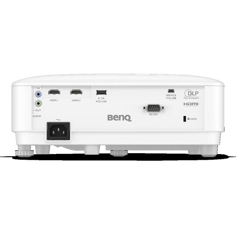 Proiector benq th575, fhd 1920* 1080, 15.000:1, 3.800 lumeni, lampa 6.000 ore/ 15.000 ore ecomode, 16:9, zoom 1.1x, 2* hdmi, usb type a-1, usb type mini b-1, audio in/ out, rs232, boxa 10w, 2.5 kg, 16.7 ms (1080p@60hz), culoare alb,  Videoproiectoare | electropc.ro