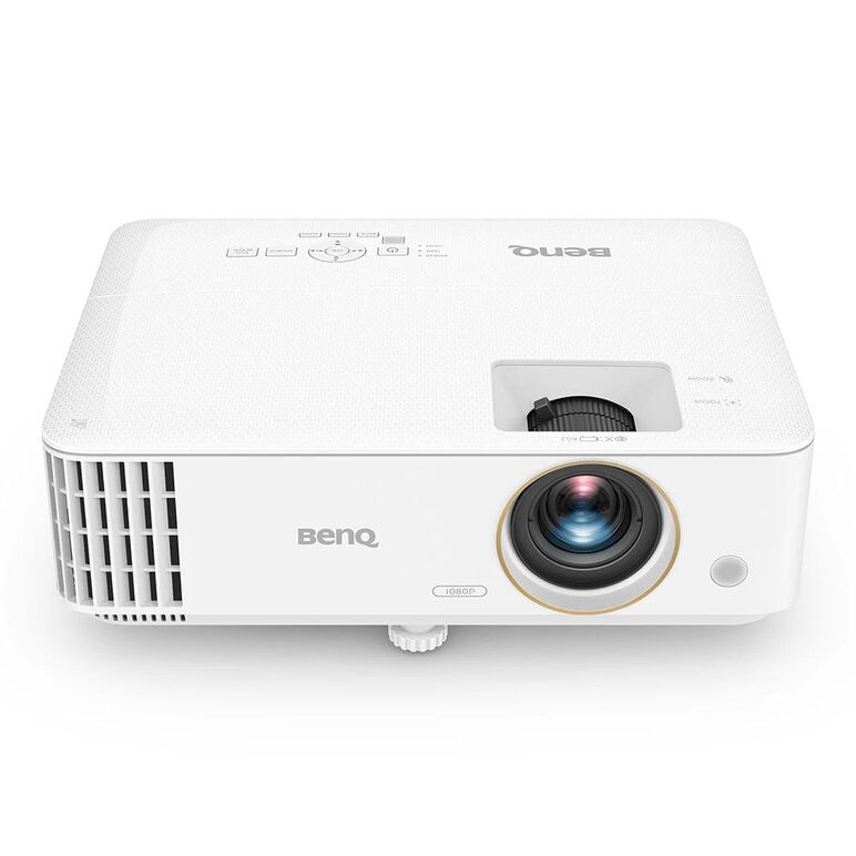 Proiector benq th585p, dlp, fhd 1920*1080, 3500 lumeni, 10.000:1, 16:9, lampa 4000 ore/ 15.000 ore, zoom 1.1x, 2* hdmi, mhl, usb tip a, rs232, boxa 10w, telecomanda cu baterii incluse, potrivit pentru jocuri de consola, culoare alb,  Videoproiectoare | electropc.ro