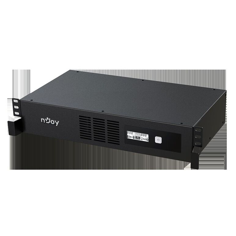 Ups njoy code 800, 800va/480w, frecventa: 50/60 hz, conectori: intrare 1 x iec-320 c14, iesire 8 x iec-320 c13, port de comunicare: usb, ecran lcd, avr.,  UPS | electropc.ro