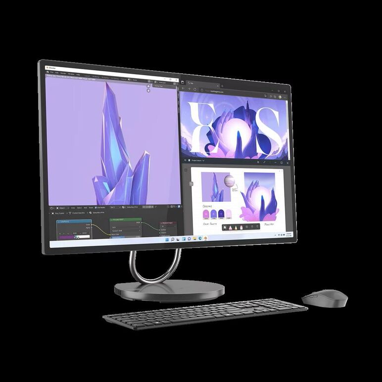 All-in-one lenovo yoga aio 9 32irh8 31.5" uhd (3840x2160) ips 495nits, 97% dci-p3, 3-side borderless, displayhdr™ 600, non-touch, intel® core™ i9-13900h, 14c (6p + 8e) / 20t, p-core up to 5.4ghz, e-core up to 4.1ghz, 24mb, video nvidia® geforce rtx™ 4050 ,  All in one PC | electropc.ro