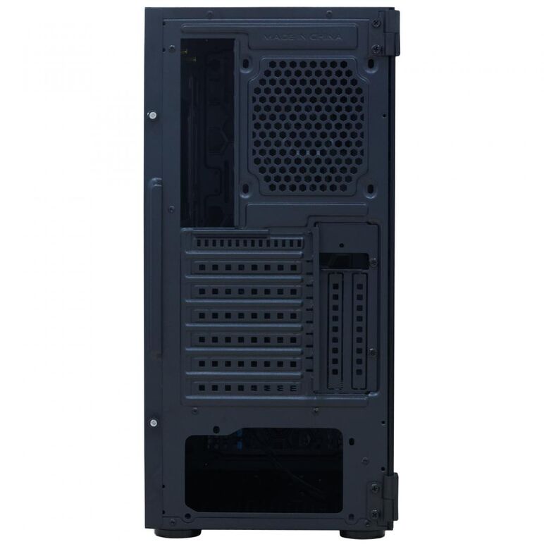 Carcasa spacer hunter, atx, midtower, gaming, fara sursa, usa sticla securizata (balama), usb 2.0 x 2, usb 3.0 x 1, jack 3.5mm x 2, mesh , „spgc-hunter”,  Carcase | electropc.ro