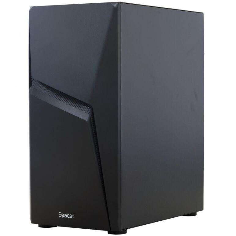 Carcasa spacer thunder, atx, midtower, gaming, fara sursa, usa sticla securizata (balama), usb 2.0 x 2, usb 3.0 x 1, jack 3.5mm x 2, mesh , „spgc-thunder”,  Carcase | electropc.ro