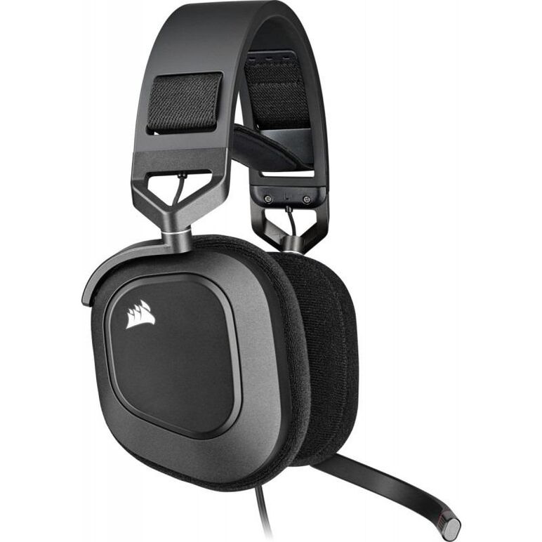 Casti gaming cu microfon usb corsair hs80 surround, dolby audio 7.1, over-head, 20hz - 40 khz, 32k ohms @ 1 khz, lungime cablu: 1.8m, carbon,  Casti audio | electropc.ro