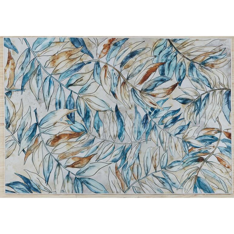 Covor heinner cu print digital 3d 160x230 cm leafs,  Covoare | electropc.ro