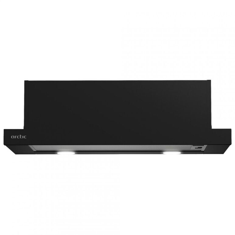 Hota incorporabila telescopica arctic aht60b, 1 motor, 3 viteze, 253 mc/h, 60cm, filtre lavabile, negru, latime: 60 cm, adancime: 30.5 cm, inaltime: 17.6 cm,  Hote decorative | electropc.ro