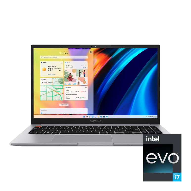 Laptop asus vivobook s 15, k3502za-ma448x, 15.6-inch, 2.8k (2880 x 1620) oled 16:9 aspect ratio, intel core i7-12700h processor 2.3.ghz (24m cache up to 4.7 ghz 6p+8e cores), intel iris xe graphics, 1x ddr4 so-dimm slot, 8gb ddr4 on board + 8gb ddr4 so-di,  Laptopuri | electropc.ro