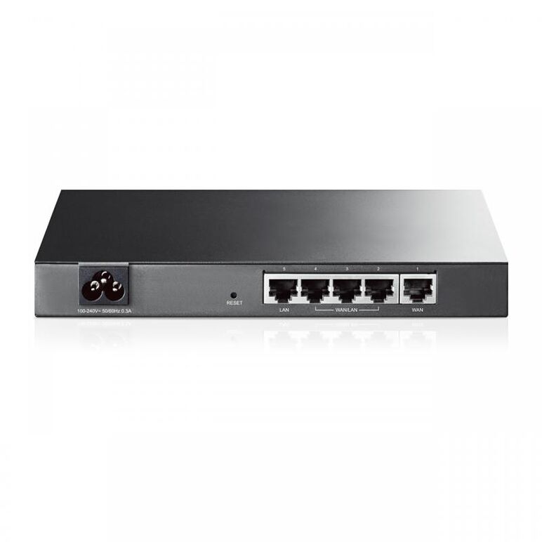 Router tp-link tl-r470t+, 1xwan 10/100, 1xlan 10/100, 3xwan/lan configurabile, small office and net café, load balance, advanced fir ewall, port bandwidth control, port mirror, ddns, upnp, vpn pass-through,  Routere | electropc.ro