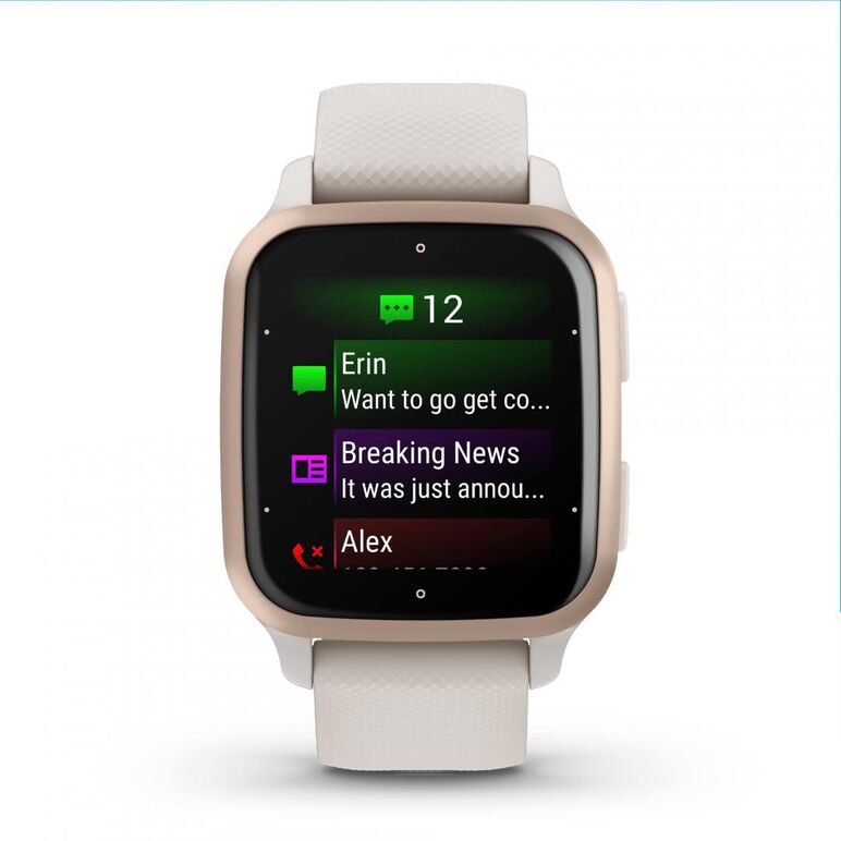 Smartwatch garmin venu sq2 ivory/peach - music ed., display amoled, diagonala display: 1.41″ (35.9 mm), autonomie de pana la 11 zile (12 zile in battery saver mode), ivory/peach,  SmartWatch-uri | electropc.ro