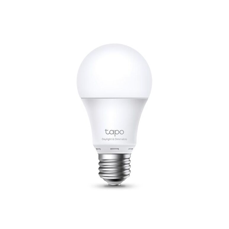 Tp-link tapo l520e smart bulb natural light, wi-fi, dimmable, e27, wi-fi protocol ieee 802.11b/g/n, wi-fi frequency 2.4 ghz wi-fi, 220–240 v, 50/60 hz, 73 ma, 806 lumens, 4000 k, 8 w.,  Smart home | electropc.ro