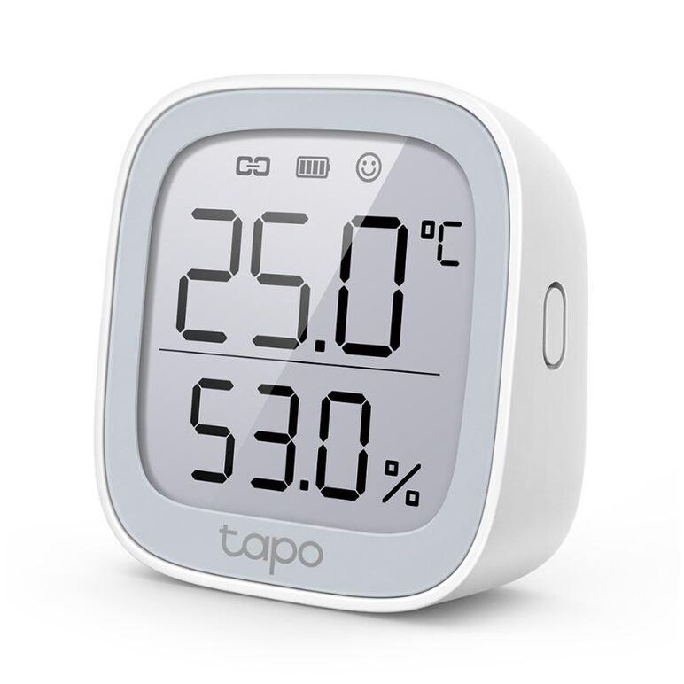 Tp-link tapo t315, monitor smart de temperature si umiditate (necesită hub tapo), wireless: 868 / 922 mhz, acuratete temperature: ±0.3°c, acuratete umiditate: ±3%rh, dimensiuni: 62 × 62 × 24.5 mm, alimentare: 2 × aaa/lr03 battery,  Smart home | electropc.ro