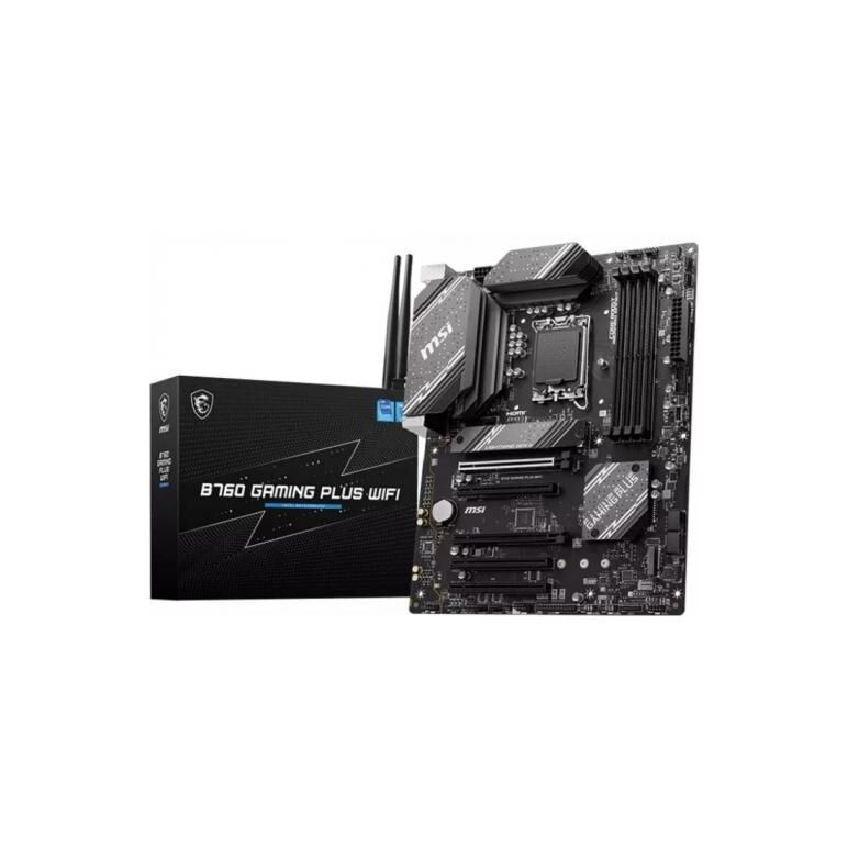 B760 gaming plus wifi 4x ddr5 lga1700 1x hdmi™ support hdmi™ 2.1 with hdr, maximum resolution of 4k 60hz* 1x displayport support dp 1.4, maximum resolution of 4k 60hz* 5x pci-e x16 slot https://www.msi.com/motherboard/b760-gaming-plus-wifi/specification,  Placi de baza | electropc.ro